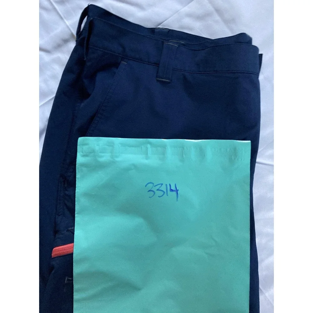 Columbia PFG Shorts Mens 42x10 Blue Omni-Shield Fishing Water Resistant Stretch